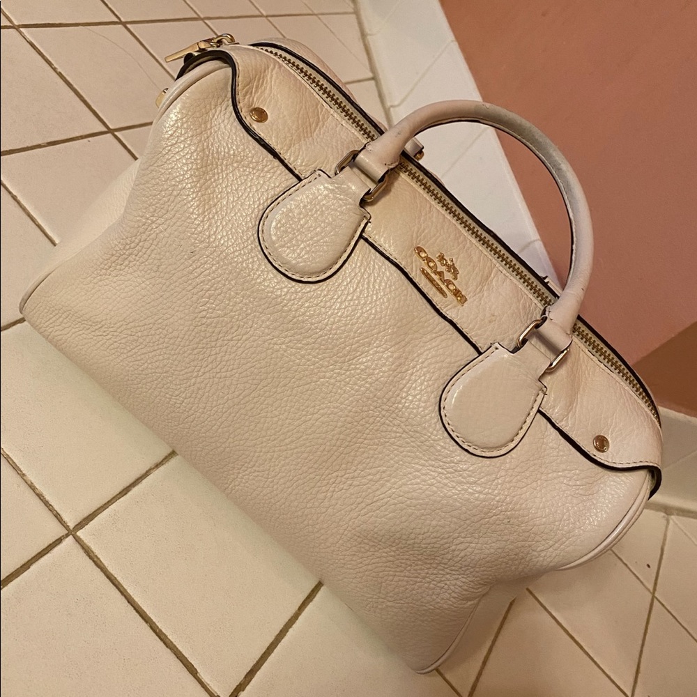 White Coach Boston Handbag or Crossbody
